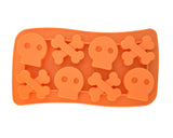 Silicone Skull and Crossbones Ice Cube Tray - Random Color