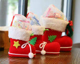 Christmas Ornament Boots Gifts Candy Bag