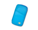 Multi-function Zipper Passport Wallet - Blue