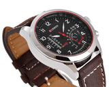 CURREN Racer Stylish Matte Leather Band Men Wrist Watch