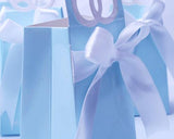 20 Pcs Tiffany Blue Ribbon Wedding Favor Boxes